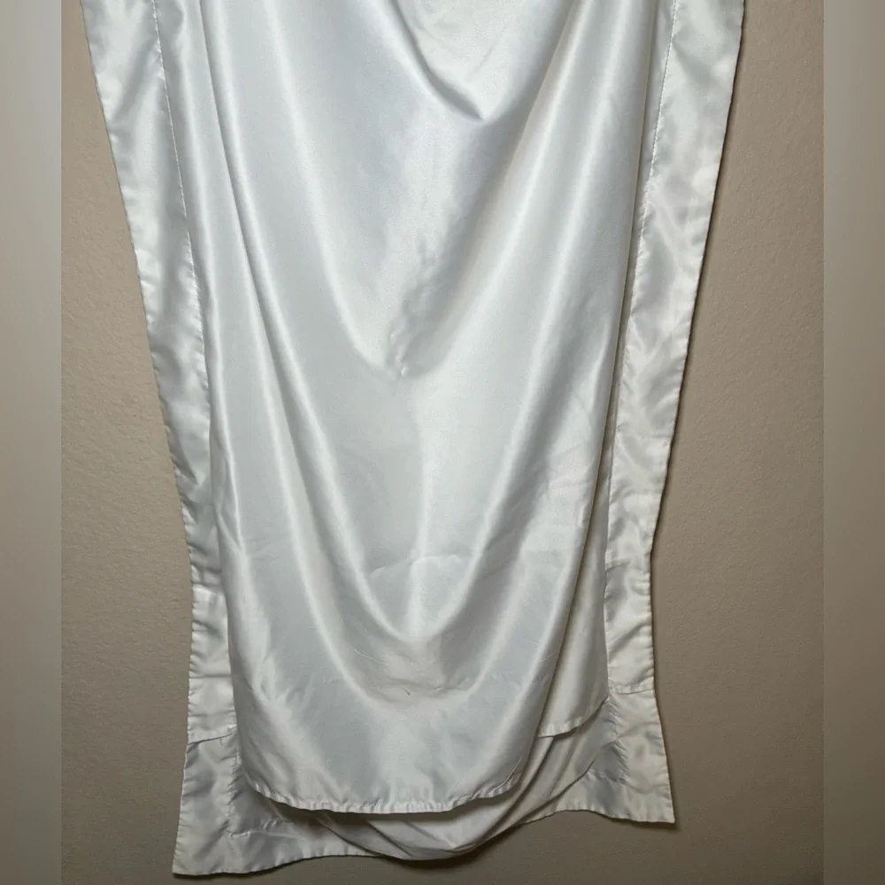 NTBAY White 33 X 20 Satin King Pillow Shams plus 2 inch border